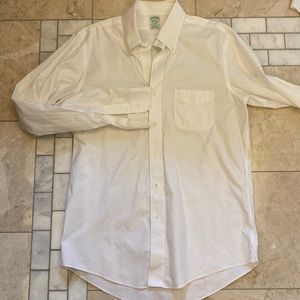 Brooks brothers white Milano 16 35 non iron